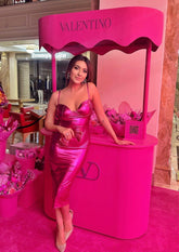 Caterina Bustier Midi Dress